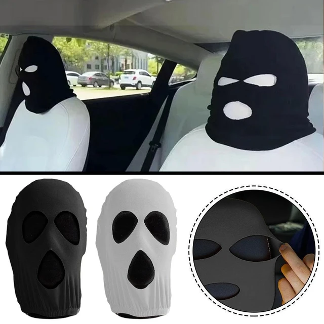 1pc Autos itz lehne Kopfstützen bezug kreative Gesichts bedeckung Kissen Kopfstütze  Auto Auto Auto staub dichte Masken bezüge Zubehör Sitz co s1s2 - AliExpress