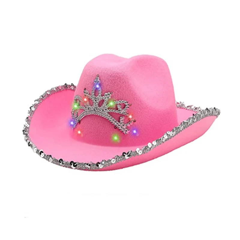 Gorro De Fiesta Party Girls Rosa - Talla única, Para Despedidas De Soltera, Cumpleaños Y Celebraciones