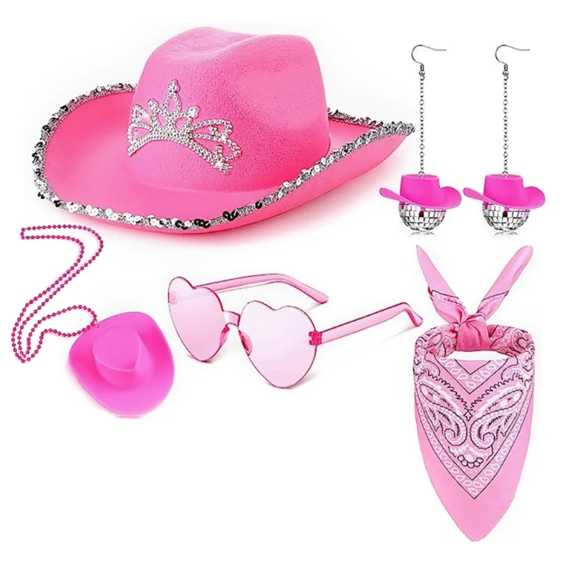 

Cowboy Hat in Pink for Everyday Life and Outfits Teenager Girl Girl