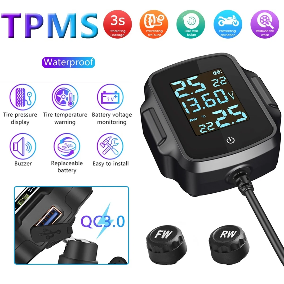  TPMS  Ÿ̾ з ͸ ý, Ÿ̾ µ 溸 ý, QC 3.0 USB  
