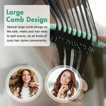 Curly Hair Comb Styling Comb Airbag Air Cushion Comb Curly Hair Wave Comb Hair Brush Fluffy Massage Comb 2