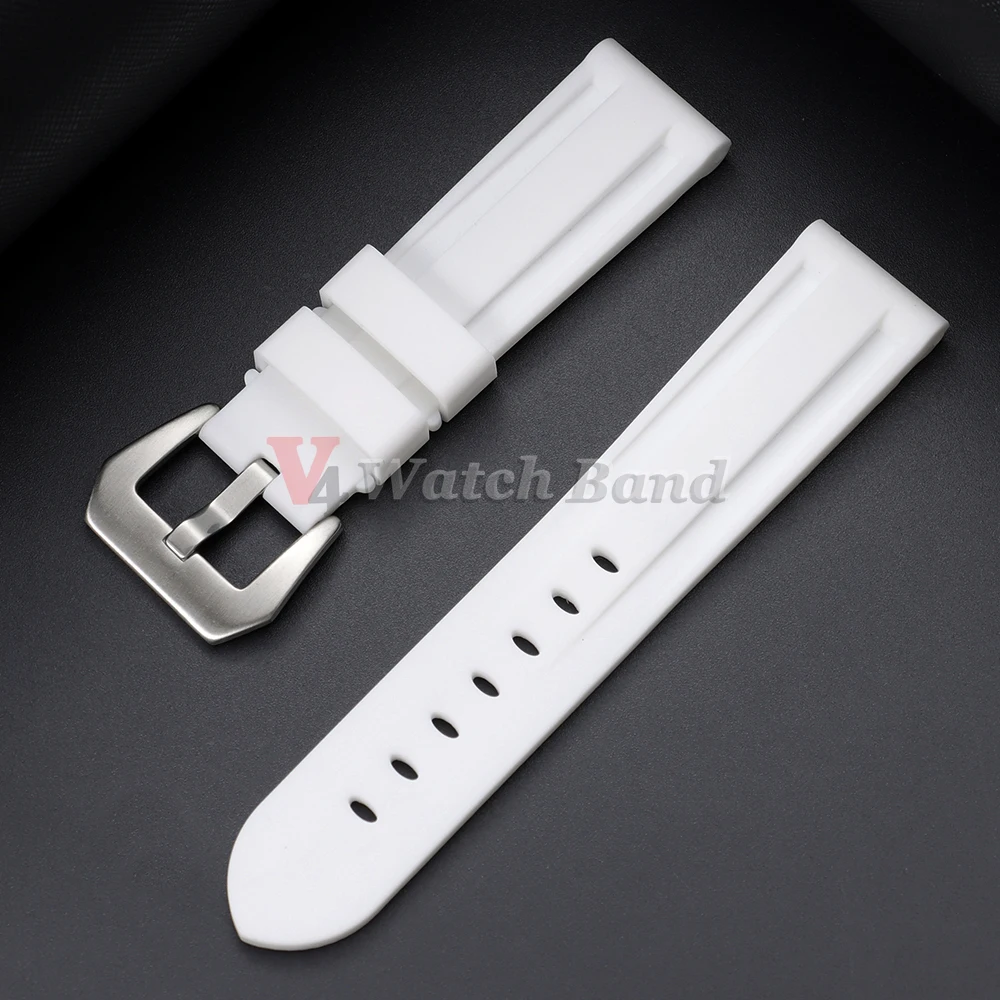 Deluxe Silicone Waterproof Sports Watch Band for Men - Universal Fit Wristband