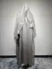2026 Eid Mubarak ouvert Abaya femmes Robe musulmane Khimar Jilbab Kebaya caftan Robe Ramadan robes avec Hijab Kimono Islam vêtements