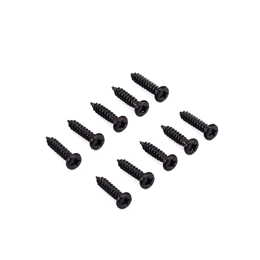 

50 PCS/Set Tuning Peg Screws Tuning Key Machine Heads Tuner Mounting Screws for Electric /Acoustic Guitar Bass (Black)