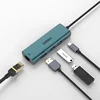 ONTEN Original UC125 Tpye-C Multi-Function Docking Station 5-in-1 HDTV RJ45 USB DP 3.0 HUB 6