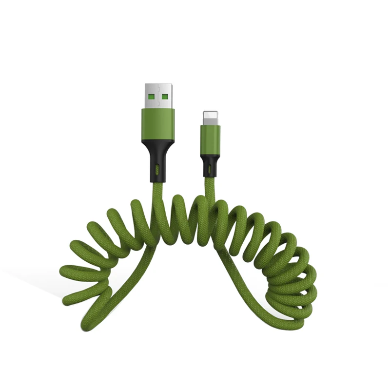 Cavo Micro Usb Per Iphone 14 Pro Doogee X98 Pro Doogee S99 Doogee V Max Doogee S100 Doogee V30 Cavo A Molla Usb Di Tipo C, 5A