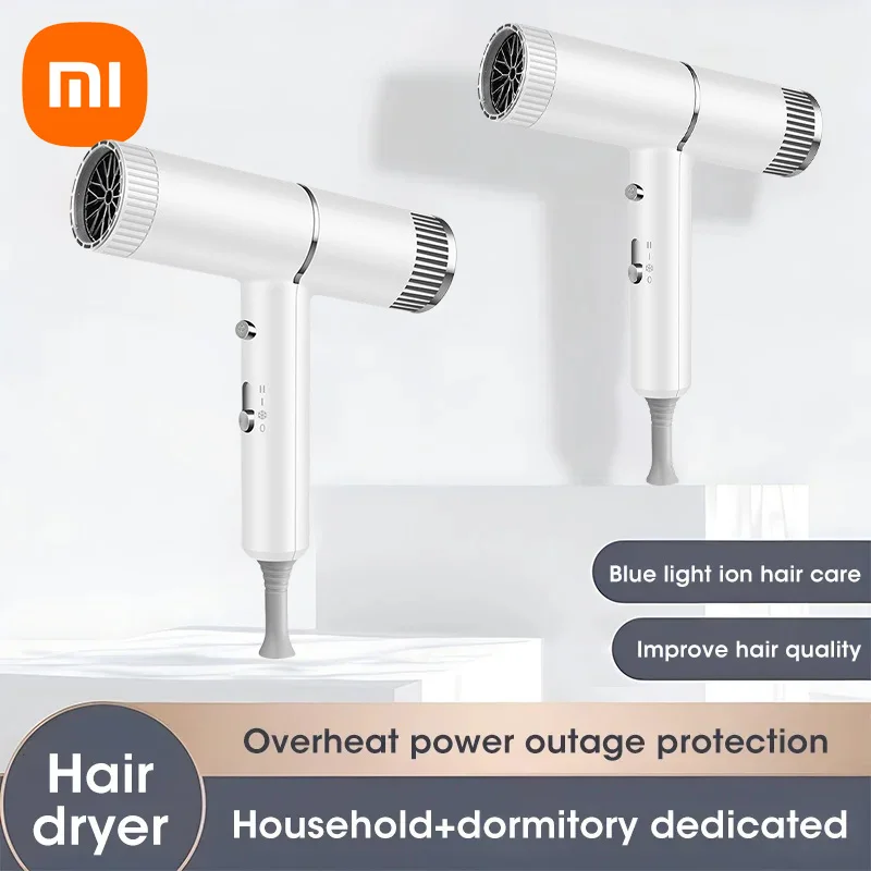 Xiaomi Anion Hair Dryer High Speed Electric Turbine Drying Thermostat Processor Fast Drying Hair Professional Hairdressing New 2