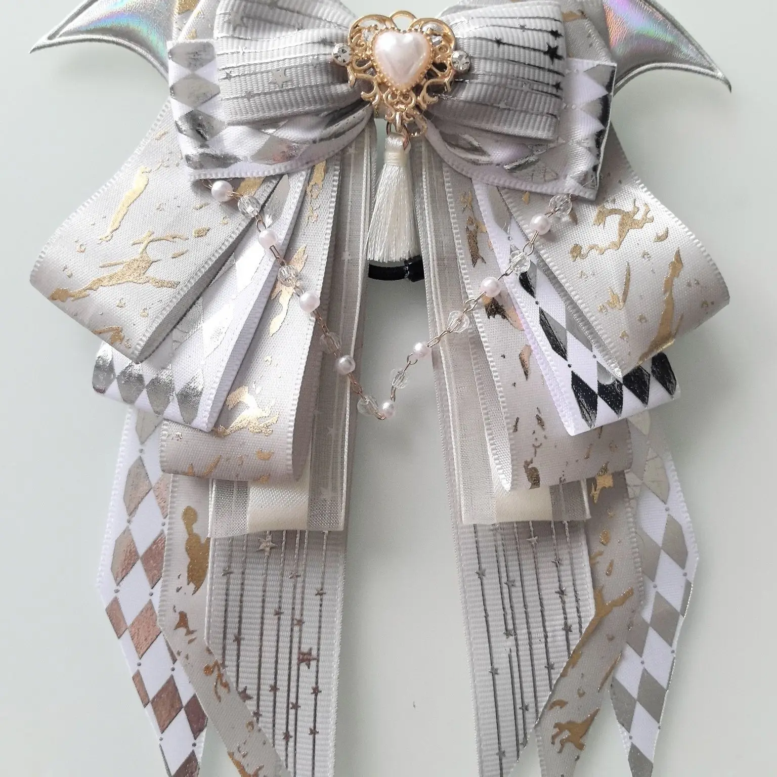 [LEUNUI] Ribbon Crystal Motive Top ★韓國 Zenith-Award-Trophy-Clear-and-