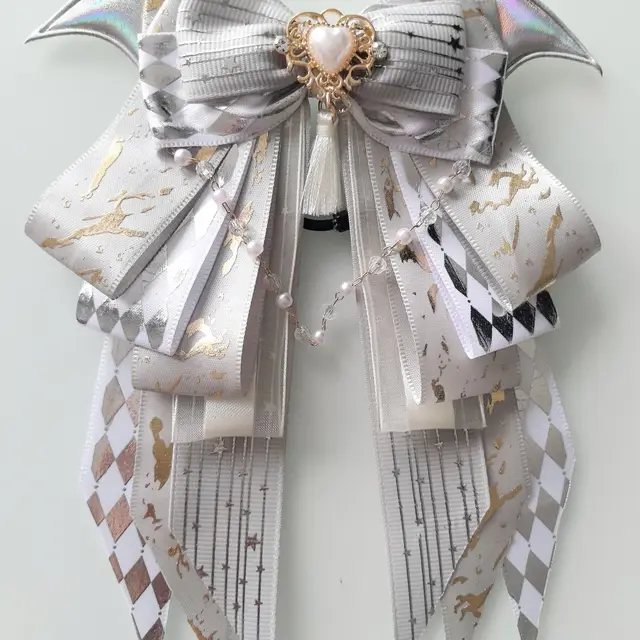 [LEUNUI] Ribbon Crystal Motive Top ★韓國 China-Yiwu-Guangzhou-Customer-