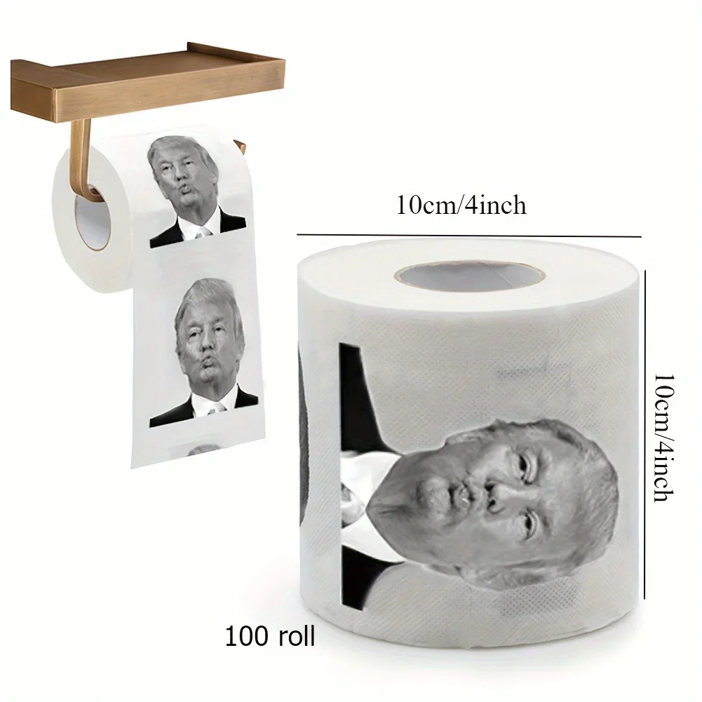 Donald 100 Sheets 1 Roll Toilet Paper Novelty Gift