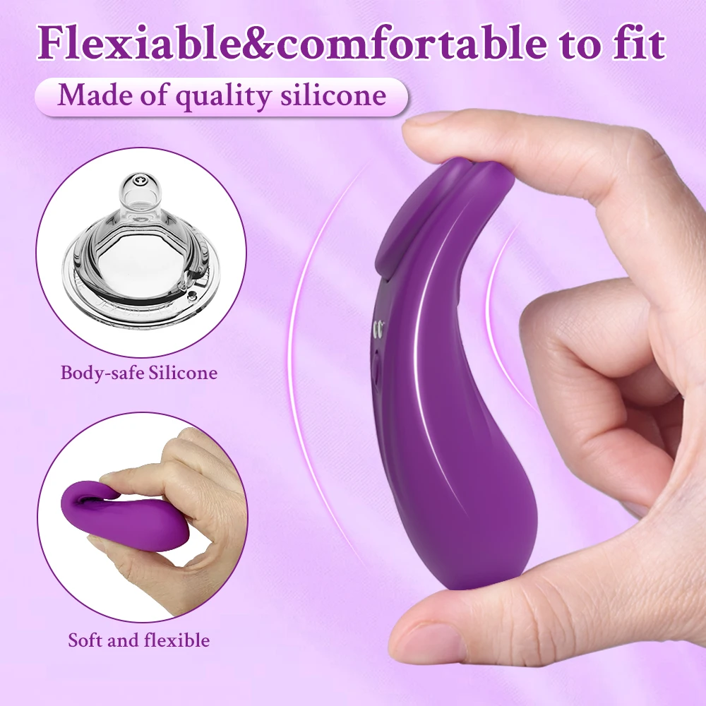 Sex Toys Sexy Panties Vibrator Female Clitoris Stimulator Mini Wearable Panty Wireless Remote Control Vibrating Massager Adult