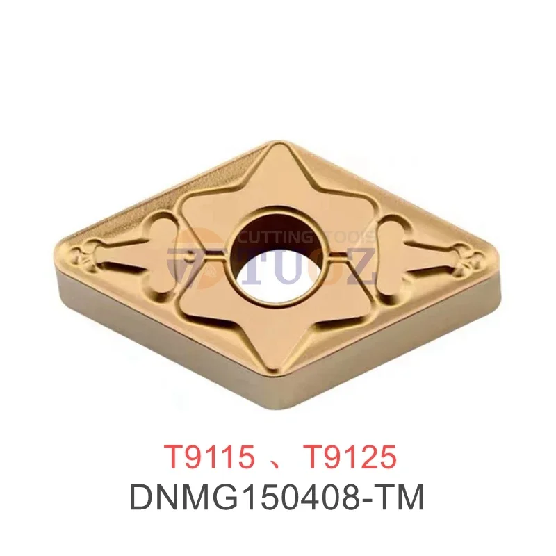 

100% Original DNMG150408-TM T9115 T9125 Carbide Insert DNMG 150408 -TM 1504 9115 9125 CNC Lathe Cutter External Turning Tools