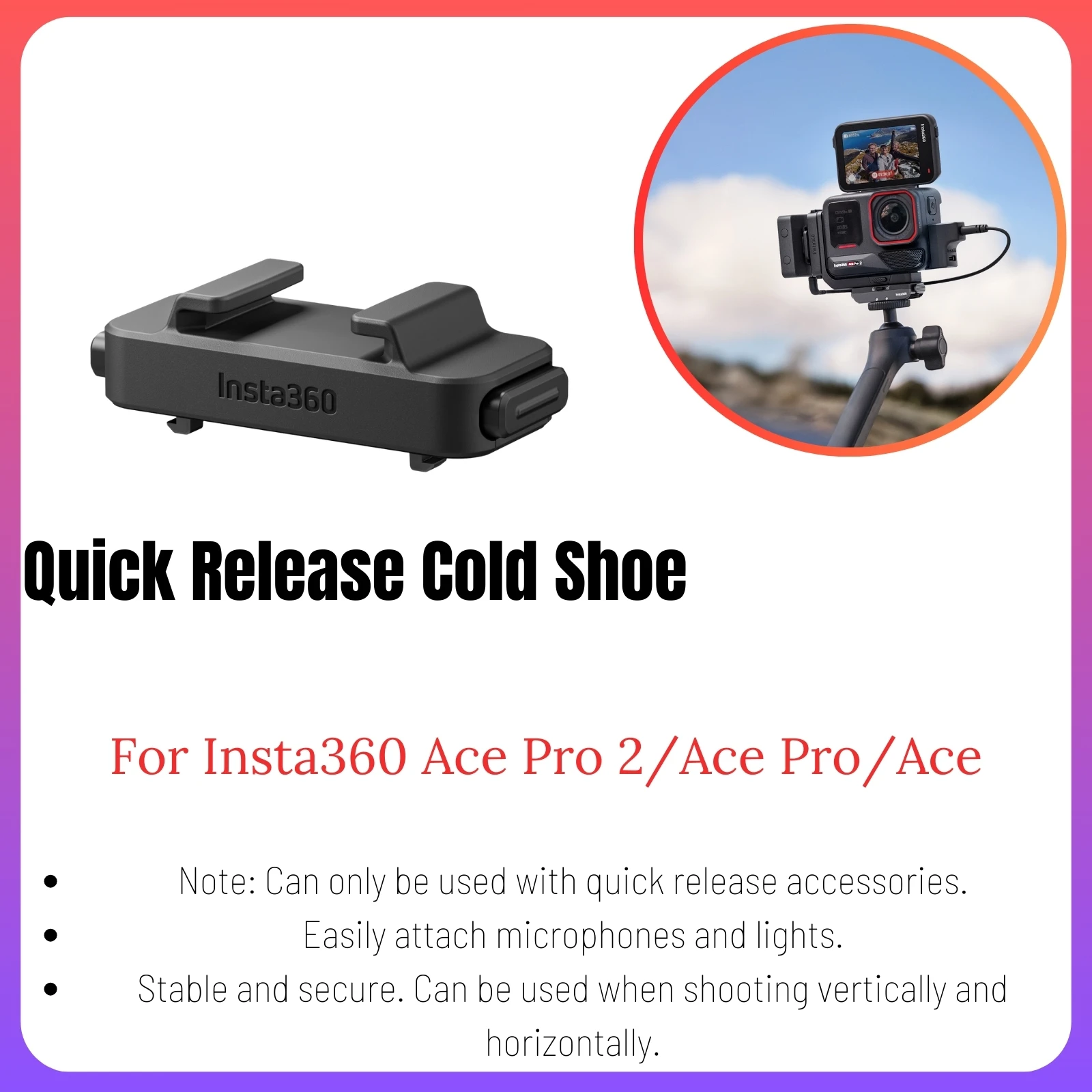 Caméra de sport pour insta 360 X5 X4 X3 ACE PRO2 G... - Grandado