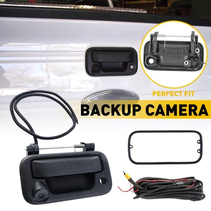 

Waterproof Boot Lid Tailgate Trunk Rear Handle Tail Backup Gate Rearview Camera for F150 F-250 F-350 F-450 8L3Z9943400AC