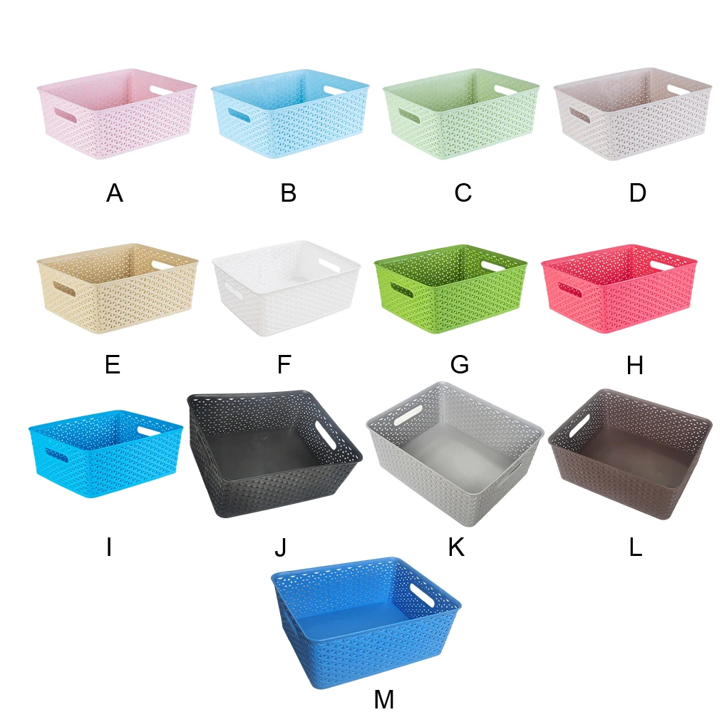 

5pieces Stackable Non-Slid Storage Container Made Of PP For Space-saving Non-toxic Hollow-Carved Anti-slid Handles