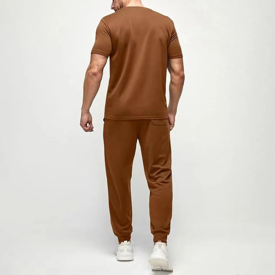 Mens Stylish 2 Piece Tracksuit Set for Sports