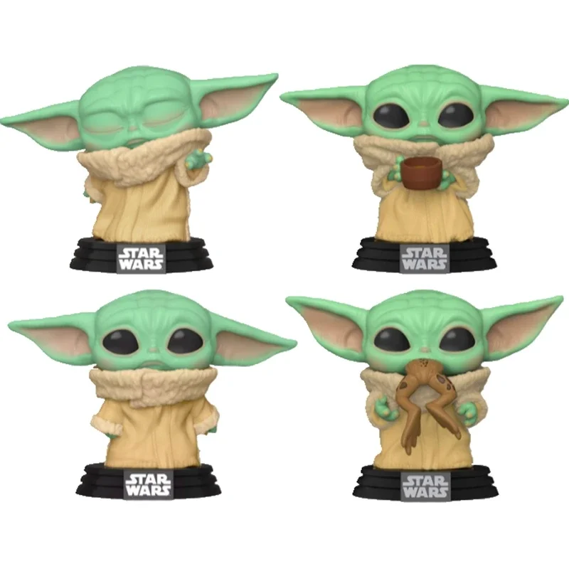 Nuovo Arrivo Funko Pop Series #368 #370 #378 #384 #385 Yoda Baby The Child Squirming Vinyl Figure Dolls Toys Action Figures Toys