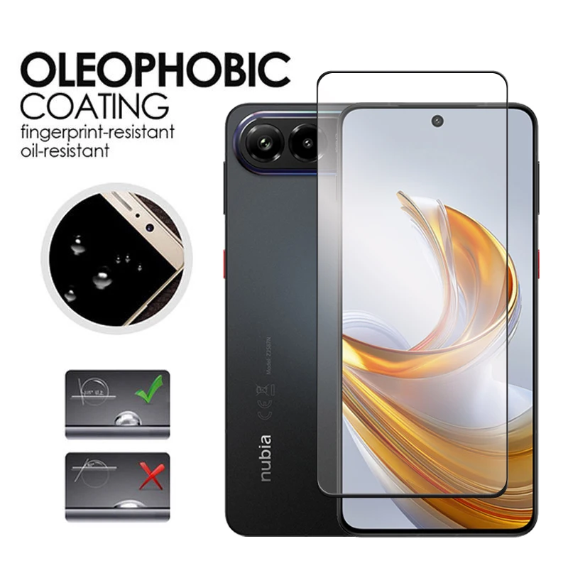6-in-1 Premium Tempered Glass Screen & Lens Protector Set - 2.5D Full Coverage