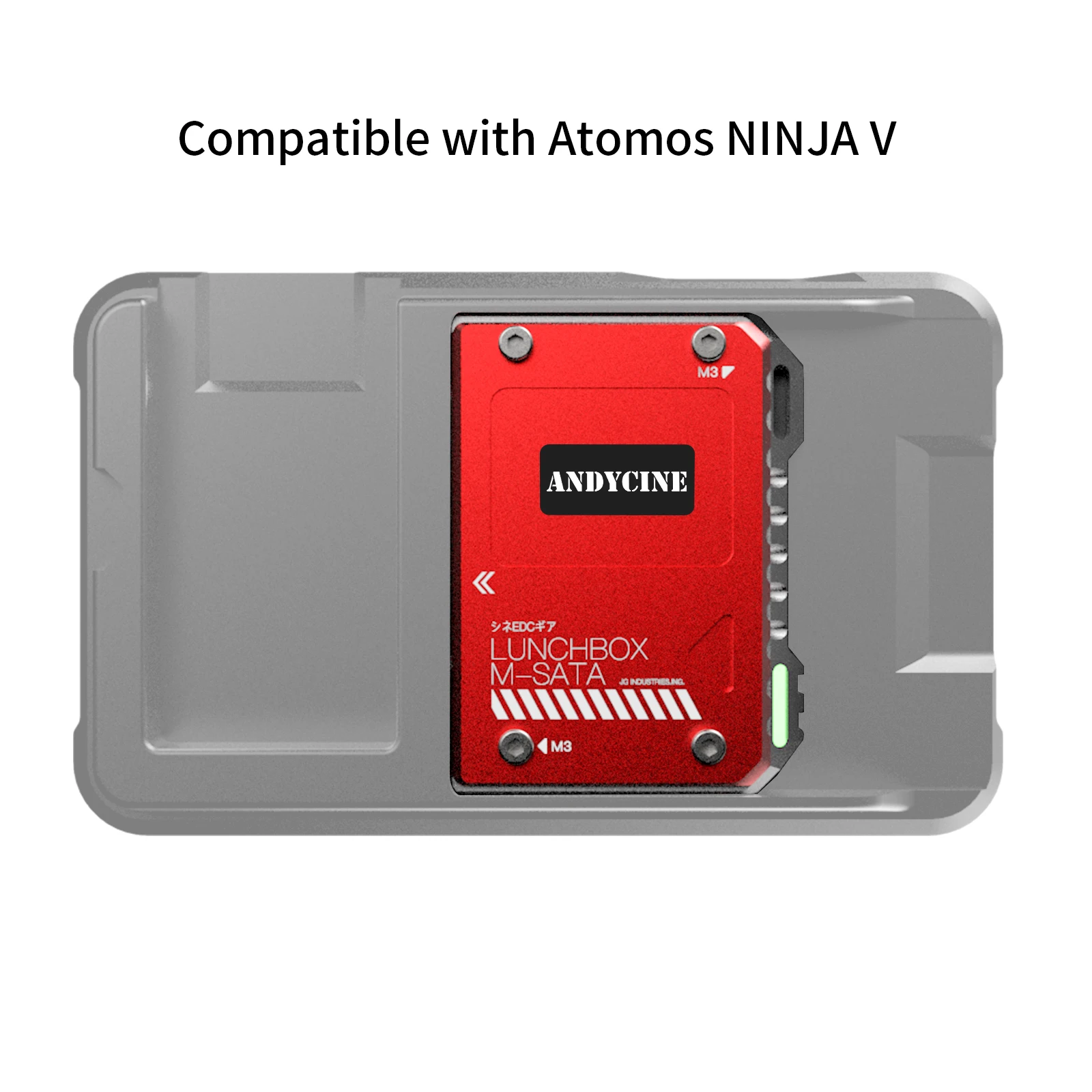 alumínio para atmos ninja v ssd caso