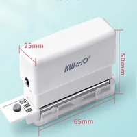 Mini 6-Hole Punching Machine DIY Book Page Stitcher Paper Binding Punch Planner Loose Leaf Paper Hole Puncher Office Stationery 6