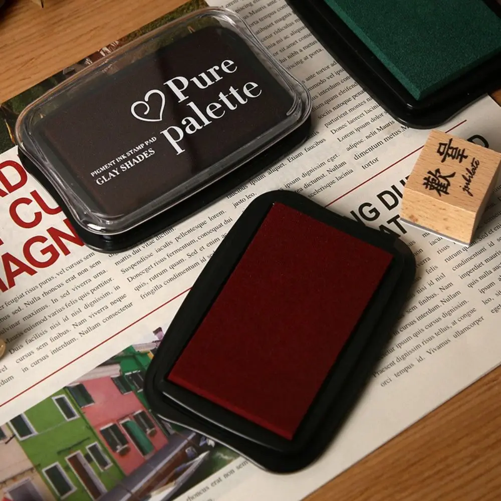 

12 цветов, креативное украшение «сделай сам», альбом для скрапбукинга, Студенческая стационарная ручная учетная запись, однотонная чернильная подкладка, аксессуары для фотографий, уплотнительные чернила