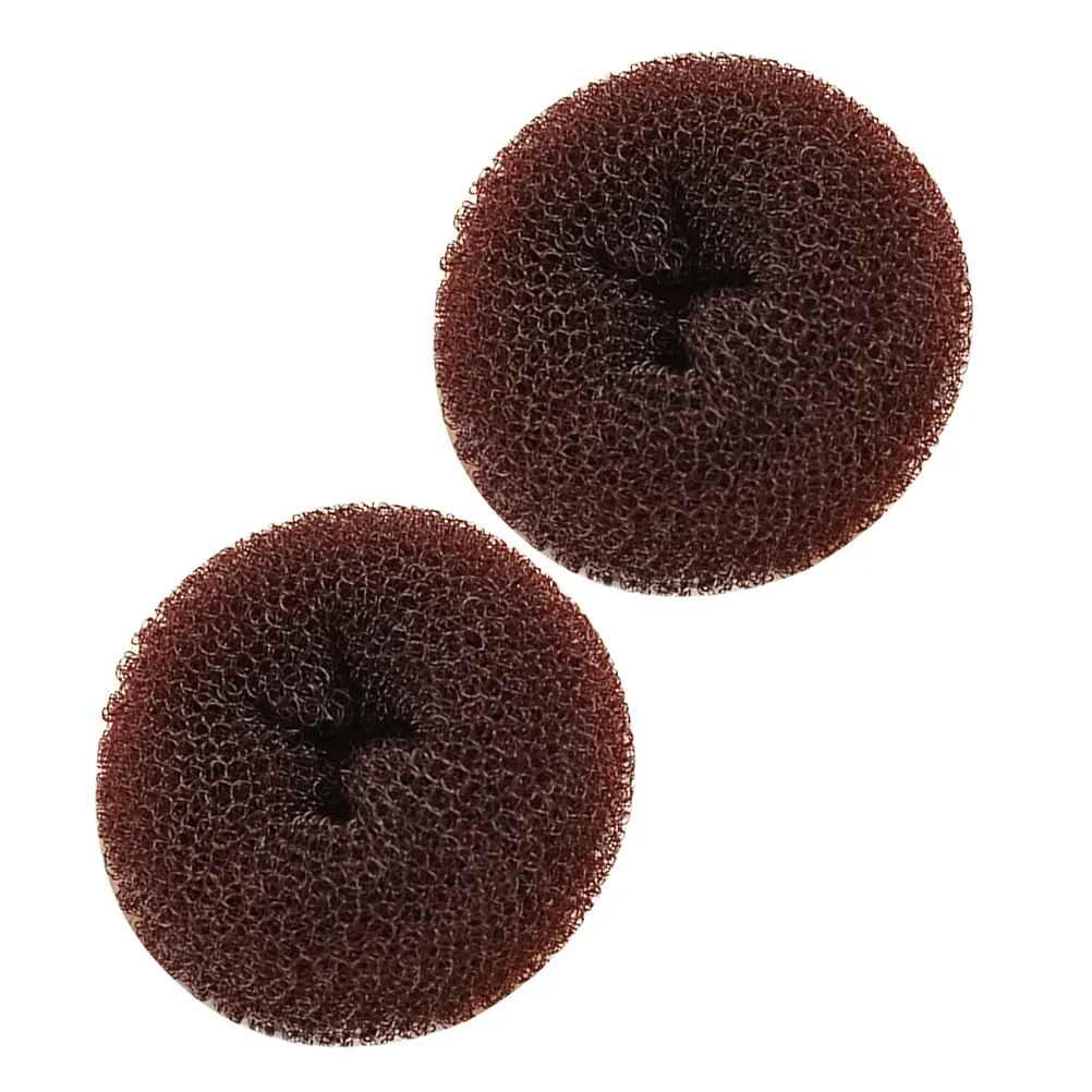2Pcs Hair Bun Maker Styler Accessories for Women Donut Hairstyle Shaping Tool Material Perfect for Parties Weddings