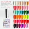 FZANEST 120colors Gel Nail Polish Custom Logo Soak Off Gel Polish OEM Gel Polish Wholesale Free Sample Private Bottles 3