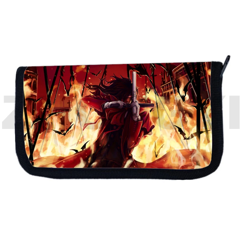 

Manga Alucard Eyes Hellsing 3D Wallet ヘルシング Money Purse Anime Harajuku Clutch Purse Handbags for Women Top Quality Coin Purse