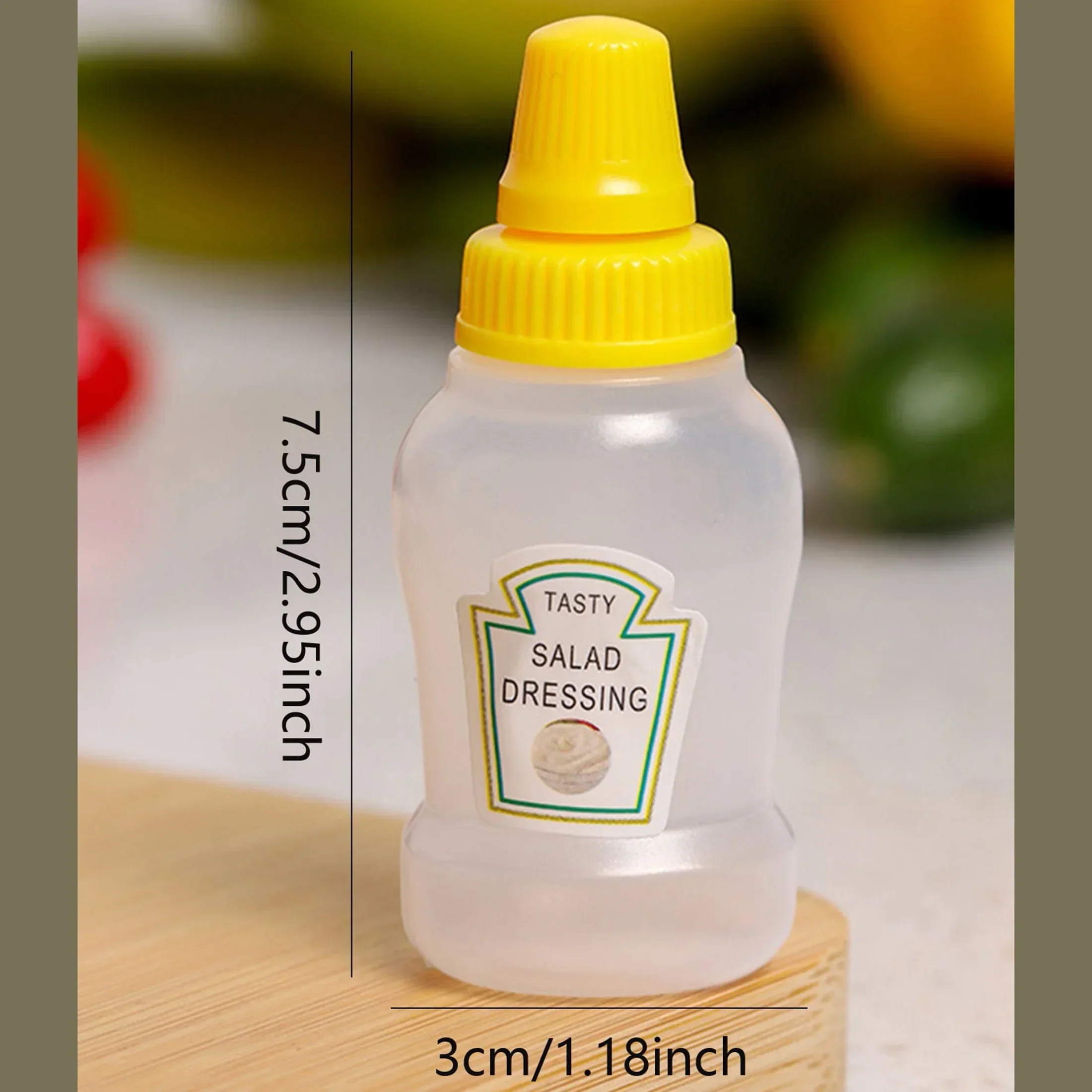 Mini Condiment Squeeze Bottles
