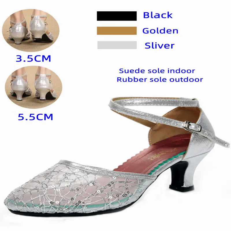 Women's Dance Shoes Outdoor/Ballroom Tango Latin Salsa Shoes Girl Party