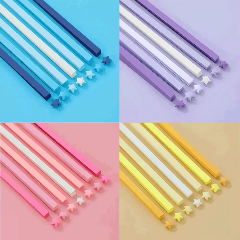 540 Sheets Origami Paper Stars DIY Hand Crafts Origami Lucky Star Paper Folding Star Strips for Arts Crafts