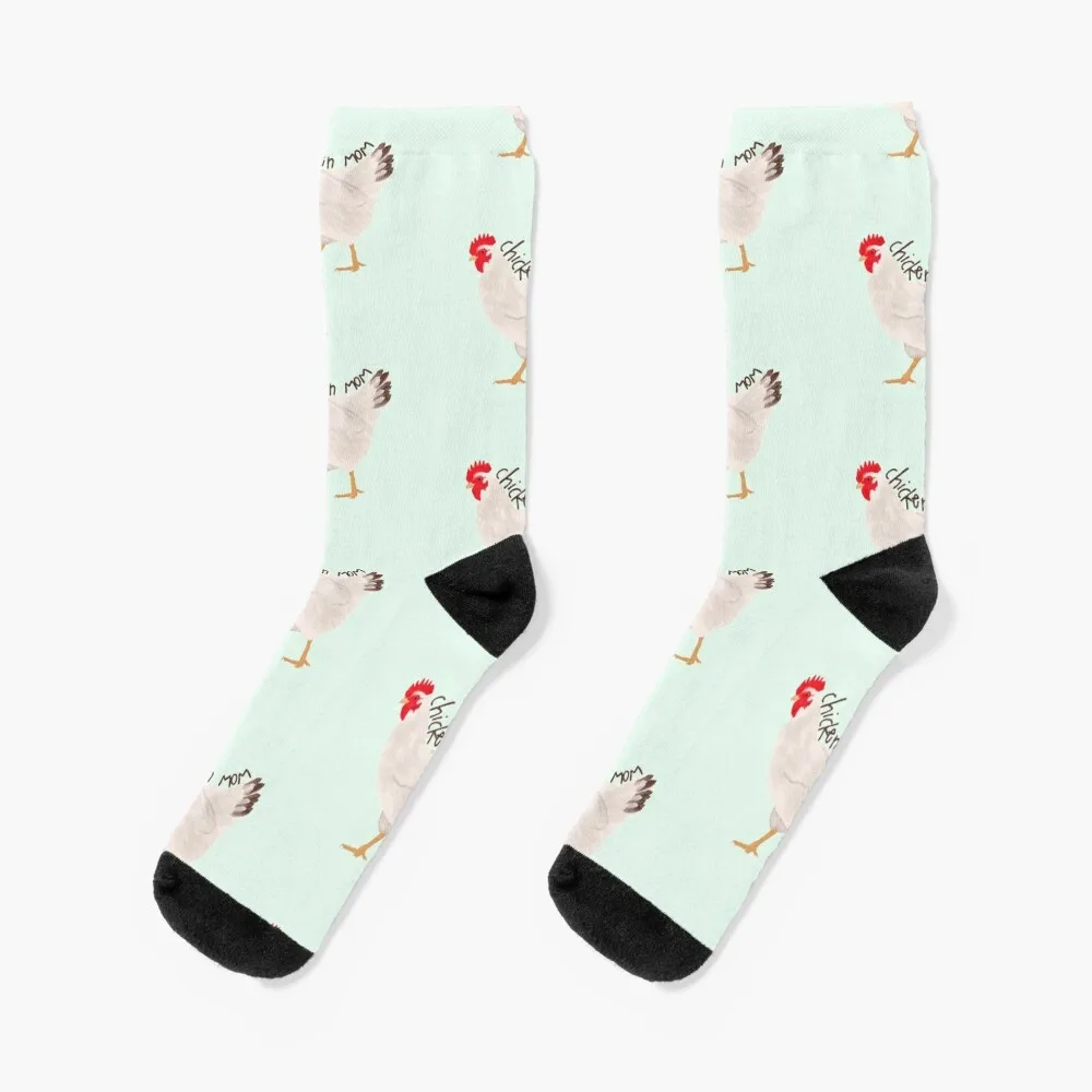 Chicken Mom Socks custom retro valentine gift ideas Socks Male Women's pope francis socks retro winter thermal fashion male socks women s