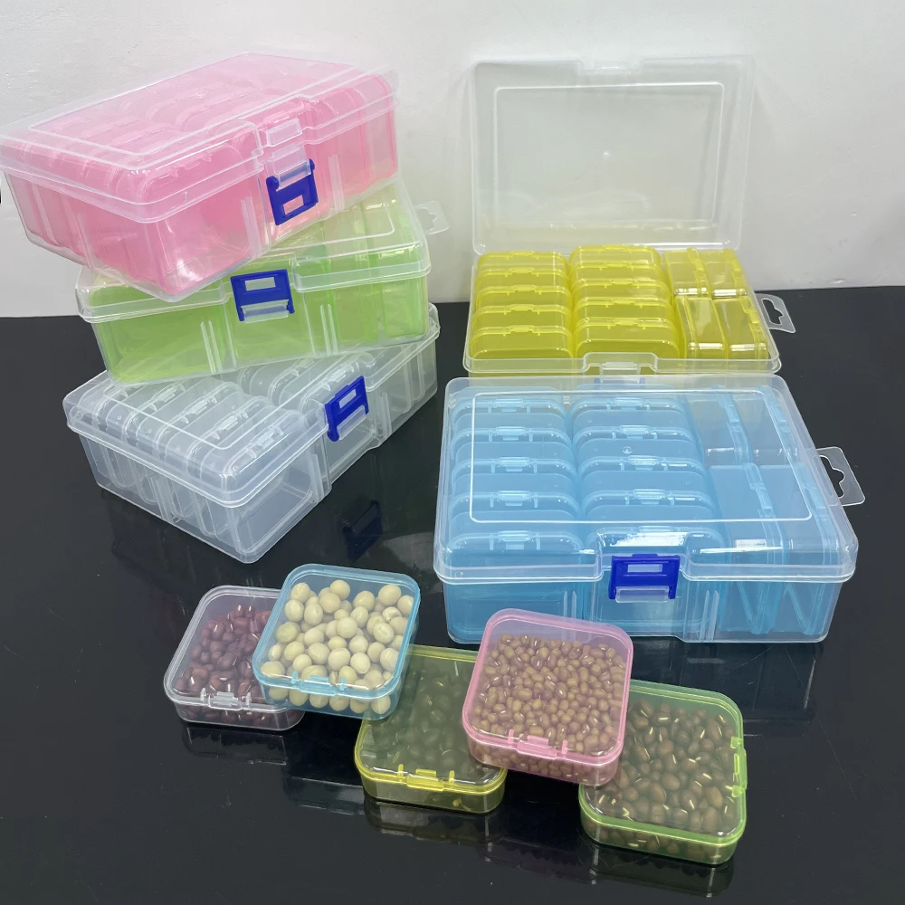 DIY Diamond Painting Embroidery Storage Box Nail Art Jewelry Rhinestone Mosaic Storage Container Multifunctional Box
