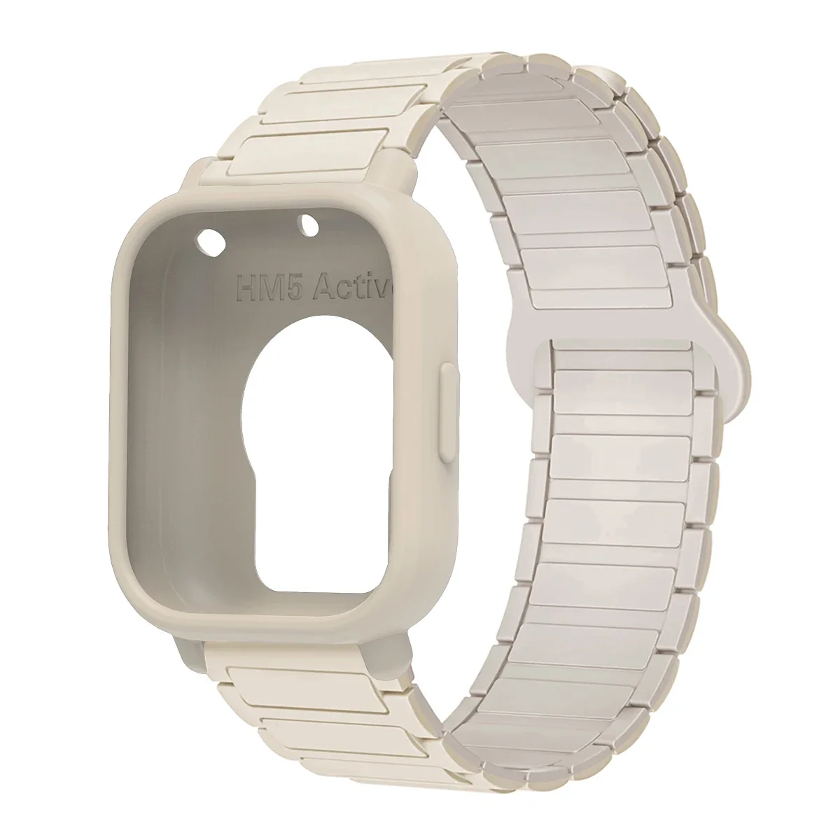 Enhanced Protective Case with Silicone Strap and Magnetic Sports Bands - Full Cover Screen TPU Soft Shell