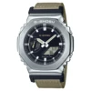 Electronic Digital Sports Unisex Watch Alloy LED Large Dial Dual Display Nylon Strap Multi Time Zone World Time 2