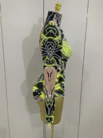 2025 Women Sexy Sparkly Stretch Bodysuit Nightclub Bar Dj Gogo Dancers Group Jumpsuit Pole Dance Clothing Cosplay Stage Costumes - Image 4