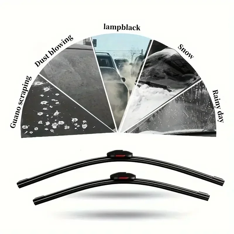 Soft Double Rubber Car Windshield Wiper Accessory