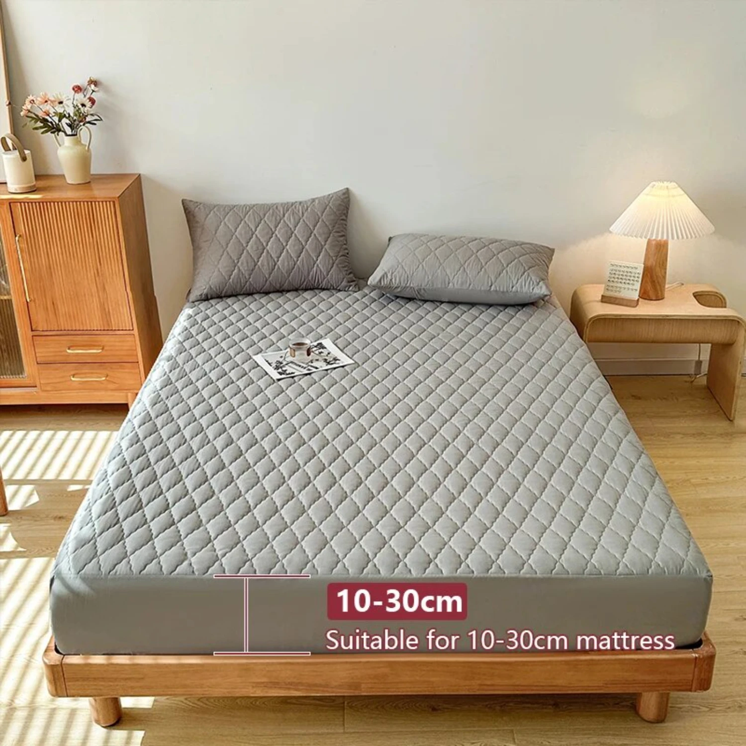 Single Soft, Comfortable, and Waterproof Wool and Cotton Clip Bedspread Sheet-Skin Friendly Piece for Adults, Children, Pe