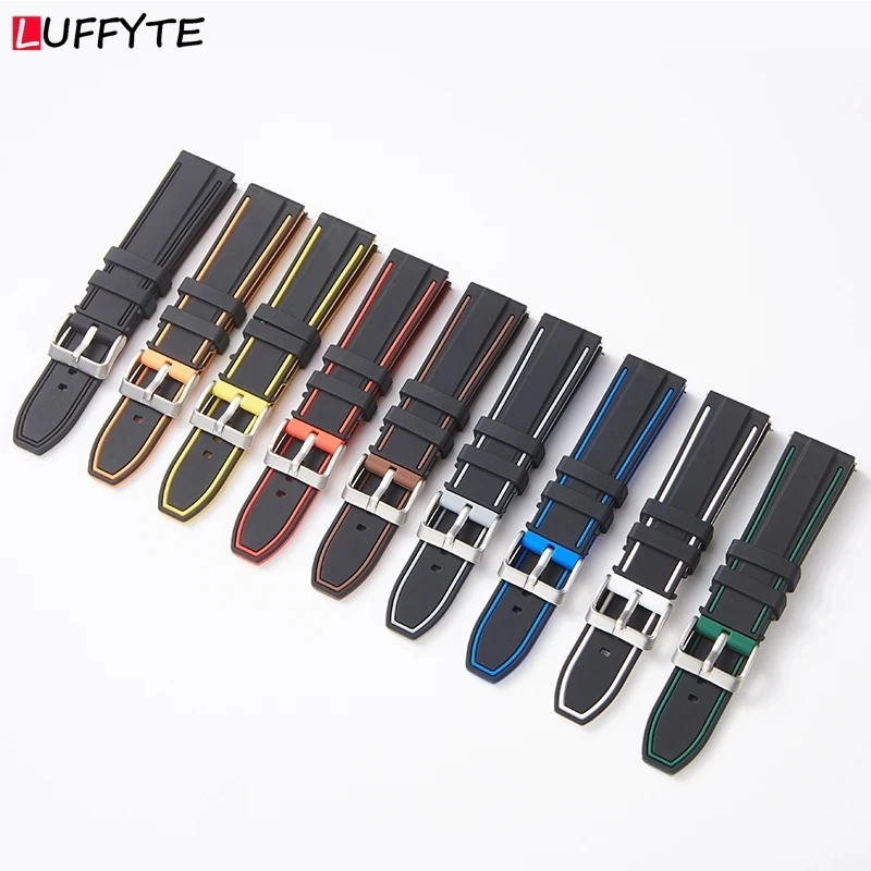 Silicone Soft Leisure Watchband - Quick Release Strap