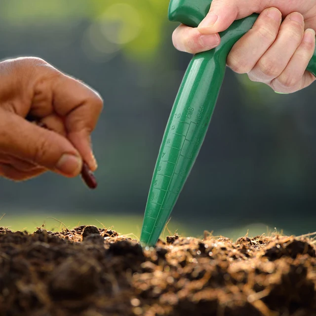Műanyag Lyukú Lyukasztó Magok Tenyésztési Palánta Transzplanter Könnyű Hordozható Nem Csúszás Fogantyú Palánták Transzplantálásához - Image 4