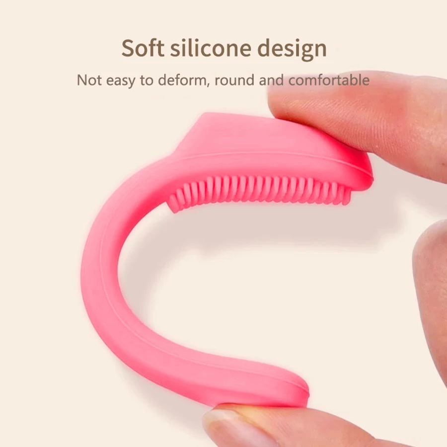 1 Pcs Silicone Nose Brush Cleanses Face Removing Blackheads Cleaning Nose Brush Cleaning Exfoliating Face Wash Brush Care Tool