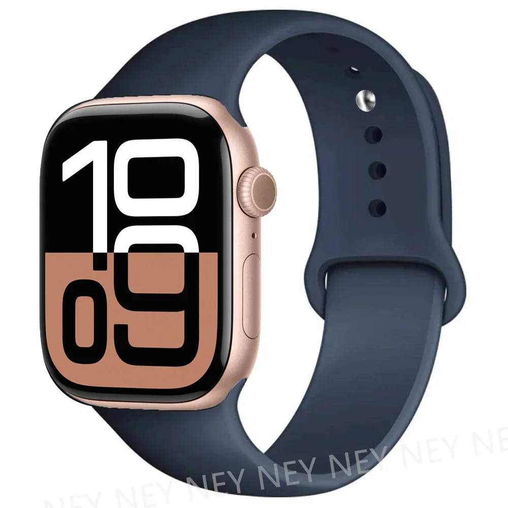 Premium Silicone Sport Watch Band - Versatile Waterproof Strap