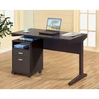 L-Shaped Corner Computer Desk, for Home Office or Study Desks, Study with Drawers, Bookshelf, Large Working Desk 1
