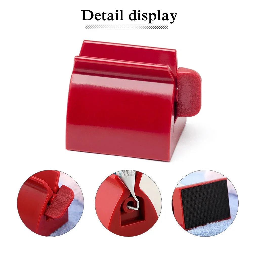 2 Sizes Rolling Tube Toothpaste Squeezer Dispenser Toothpaste Seat Holder Stand Roller Bathroom Set Accessories toothpaste squeezer