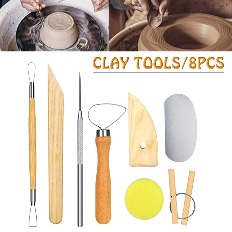 Set di strumenti in ceramica da 8 pezzi Set di strumenti per