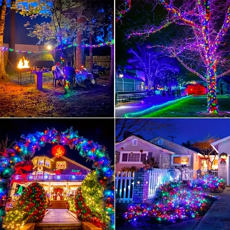 Solar-Powered LED Fairy Lights - Waterproof Outdoor Garden & Holiday Decor