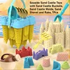 Baby Castle Beach Toy Set Large Outdoor Seaside Kindergarten Sand Pool Mold Kids Water Play Sand Tools Sea & Beach Accessories 1