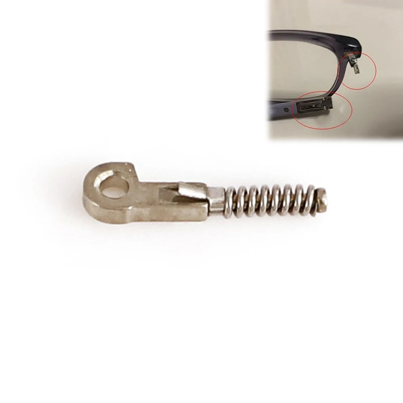 1Pcs Eyeglasses Spring Insert Glasses Repairing Flex Temples Optical Frame Broken Replacement Part Accessory Stainless Steel