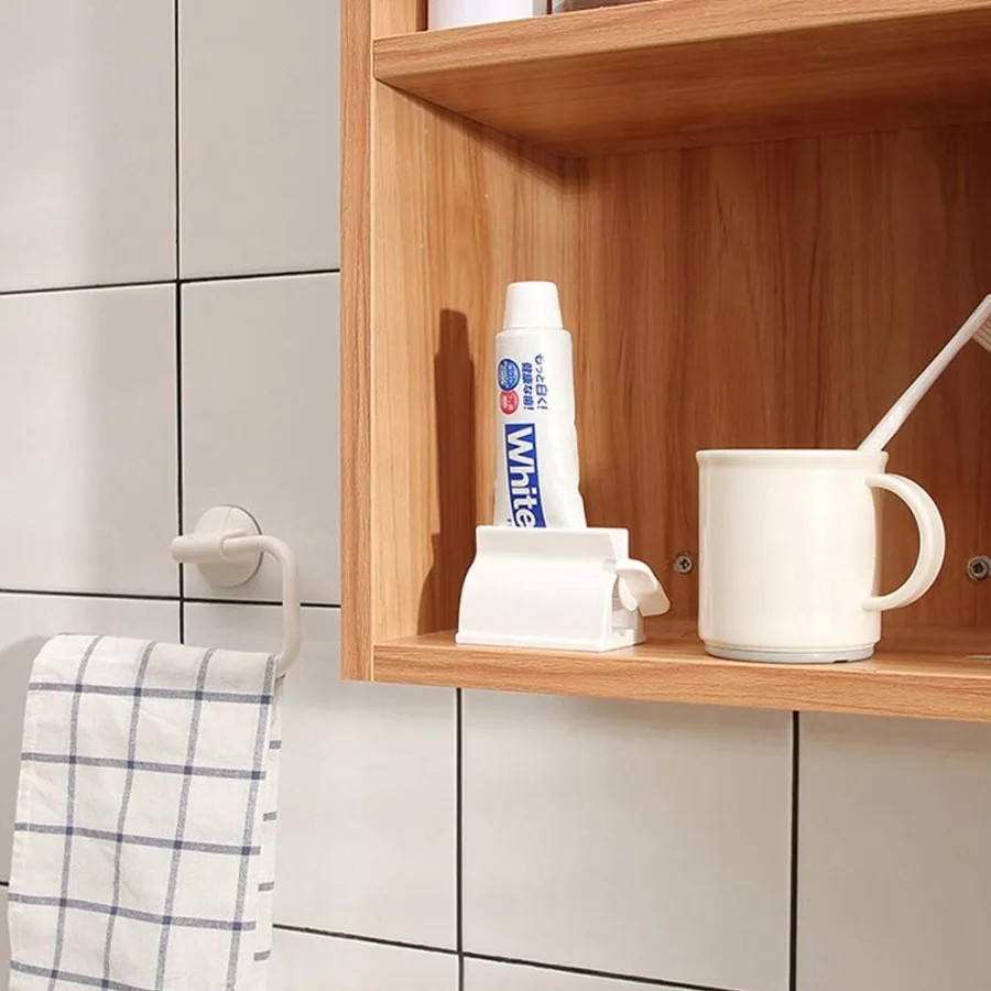 Toothpaste Roller Squeezer Set for Bathroom Organization
