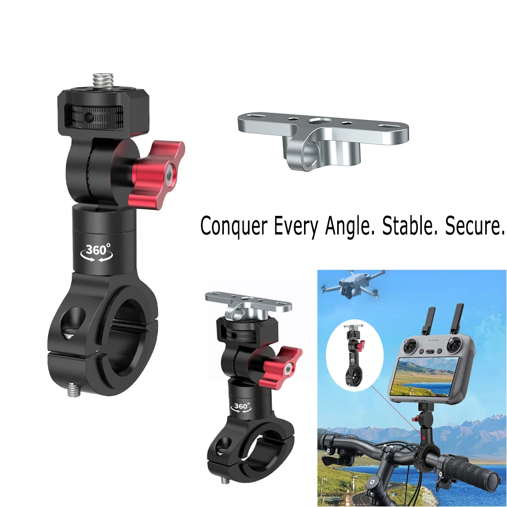 Vue détaillée du Support de drone Bracket Tripod Combo A B C D avec poignée de transport et mousse de protection